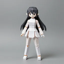 a paper model of megumin, paper modeling art.