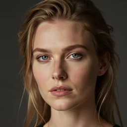 a gorgeous swedish woman having the best day of her life, closeup