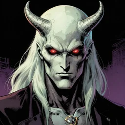 A portrait of Nyarlathotep. DC Comics. Multiversity. Grant Morrison.