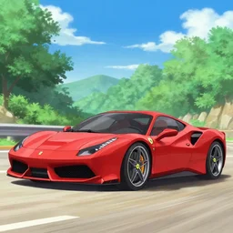 ferrari in naruto shippuden