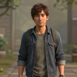 Medium shot of a typical character in the style of trending on CGSociety