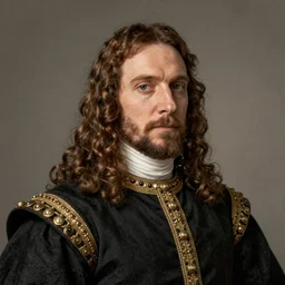 photo portrait of gustaf vasa. king of sweden. year 1 5 2 5