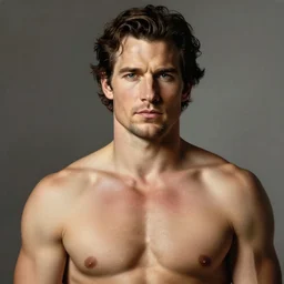 attractive shirtless henry cavill, studio lighting. highly detailed painting by gaston bussiere, craig mullins, j. c. leyendecker 8 k
