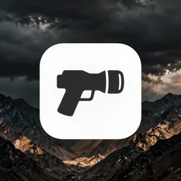 an app icon for a taser app