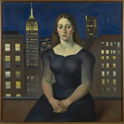 new york nights by georgia o'keeffe, a masterpiece painted during her time living in the city.
