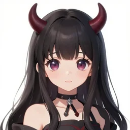 4k concept art of a cute japanese girl with big eyes and demon wings and short black hair, wearing round glasses and a long robe, drawn by akihiko yoshida and tsutomu nihei and wadim kashin and john berkey and makoto shinkai and yoji shinkawa