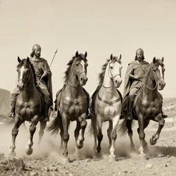 old photo of the four horsemen of the apocalypse