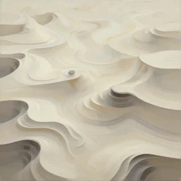 single full height flat ios 1 5 perfect abstract modern art topography paint in oil pattern, cinematic architectural scale, dramatic, volumetric, concept art, particle simulation in houdini by james jean and bridget riley and apple, beige cream natural muted tones, trending on artstation, rendered in octane