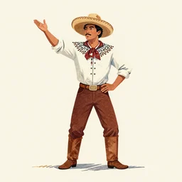 charadesign of jibaro by Alberto Mielgo