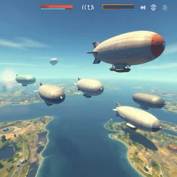 airships conquer the skies, computer game, steam, screenshots