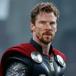 benedict cumberbatch as thor, breathtaking, 8 k resolution, extremely detailed, beautiful, establishing shot, artistic, hyperrealistic, beautiful face, octane render