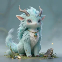 a new creature from folklore, ethereal fantasy art