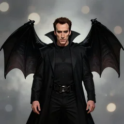 nicolas cage as dracula, bat wings, highly detailed, centered, artstation, concept art, smooth, sharp focus, illustration, bokeh art by artgerm and donato giancola and joseph christian leyendecker