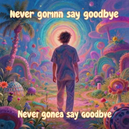 never gonna say goodbye, psychadelic