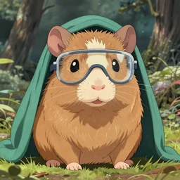 cute weird labrat, ariana grande as a rat wearing safety glasses, fantasy, surreal, anime, by james jean, artstation, ghibli, disney, pixar, dreamworks, intricate, details, octane rendered, unreal engine
