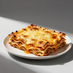 Garfield made of lasagna