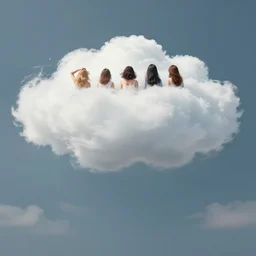 dreams come out of beautifull women in cloud shape