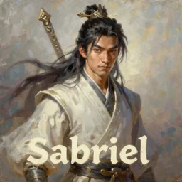 sabriel by garth nix, oil painting, Tooth Wu, Greg Rutkowski, RPG portrait, dynamic lighting, fantasy art, High contrast, depth of field