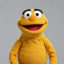 studio portrait still of muppet!!!!! barney stinson!!!!!! as a muppet muppet as a muppet, 8 k, studio lighting, key light