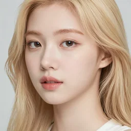 beautiful lee jin eun with blonde hair, soft lighting, realistic wide angle, wonderful lips and eyes, white skin, sharp focus, 8 k high, 6 4 megapixel, insanely detailed, intricate, elegant, art by greg rutkowski and wlop