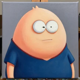 a hyper-detailed portrait of Eric Cartman by Craig Mullins; oil on canvas; trending on artstation; 90mm; f/1.4