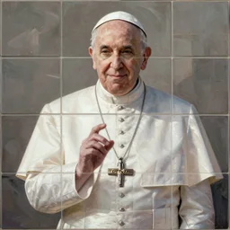 seamless tiling pope francis texture