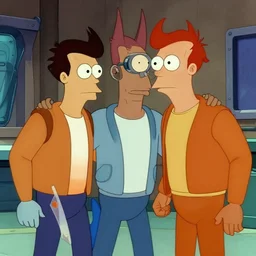 photograph of real life futurama