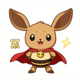 cute miss mascot noeunoeuf noeunoeuf exeggcute super hero sticker art, cronobreaker, beeple game icon