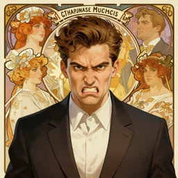 a very angry person, by Stanley Artgerm Lau , greg rutkowski, thomas kindkade, alphonse mucha, loish, norman rockwell