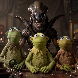 vfx film ridley scott's aliens except everything is muppets