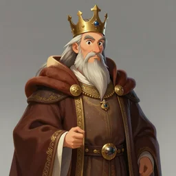 portrait of medieval old king, artstation, cartoon, elegant highly detailed digital painting, concept art, smooth, sharp focus, makoto shinkai, don bluth, fujita goro, giraud, tom whalen, atey ghailan, michel ocelot, akihiko yoshida, fadeev