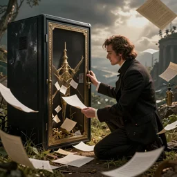 a lothario buys a gateway to a different world. the situation is encumbered by the discovery of the missing papers.
