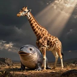 a platypus giraffe hybrid