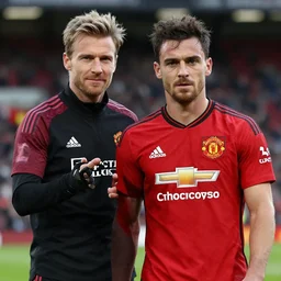 Brett Goldstein, Roy Kent in Manchester United shirt