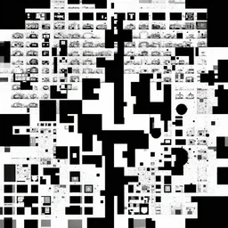 all black pixels