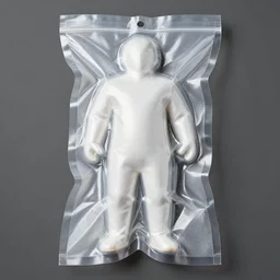human in shrink wrap, vacuum shrink wrapped, product photo