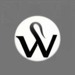 a and w abstract logo