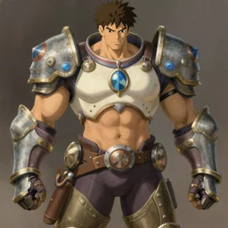 posing beautiful thick muscular zarya from overwatch wearing armour, jodhpurs greg manchess painting by sargent and leyendecker, studio ghibli, fantasy close - up shot asymmetrical intricate elegant illustration hearthstone by greg rutkowski by greg tocchini by james gilleard