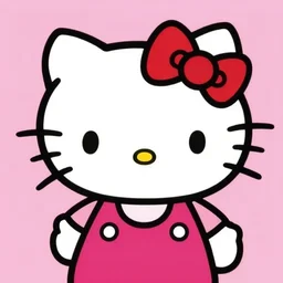 Hello Kitty, artwork by Antón Semenov,