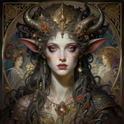 shapeshifter, perfectly-centered-Portrait of the most beautiful woman on the planet, dream, insane, intricate, highly detailed, digital painting, artstation, concept art, smooth, sharp focus, illustration, Unreal Engine 5, 8K, art by artgerm and greg rutkowski and alphonse mucha