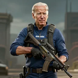 joe biden as a rainbow six siege operator, 4 k, highly detailed