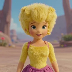 film still of buttercup in the new scifi movie, 4 k