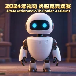 very cute robot writer portrait, pixar style, cinematic lighting, award winning creature portrait photography