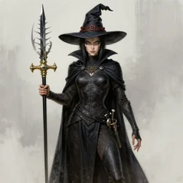 battle angel alita, witch. by rembrandt 1 6 6 7, illustration