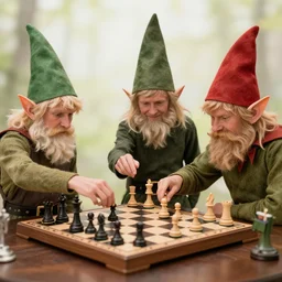 elves playing chess