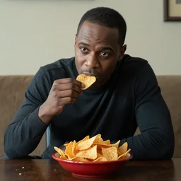homelander eating nachos