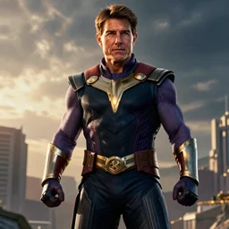 Tom cruise playing thanos