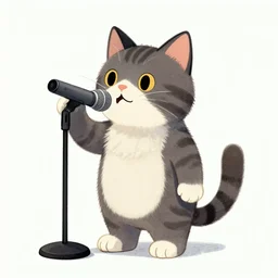 a cat singer by quentin blake