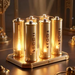 recepteur batteries a 4 lampes, alindret, modele c 1 1 9 de 1 9 2 4, photorealistic. 4 k. god rays. highly detailed. vray rendering. unreal engine, cinematic, warm color palette, cinecolor, 3 d, volumetric light, transparent, glowing, caustics, insanely detailed and intricate, hypermaximalist, elegant, ornate