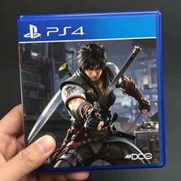 A 3rd person hack n slash, PS4 game, 3DCG, Unreal Engine, by Yoshitaka Amano
